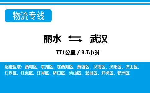 麗水到武漢物流專(zhuān)線(xiàn)-麗水至武漢貨運(yùn)公司