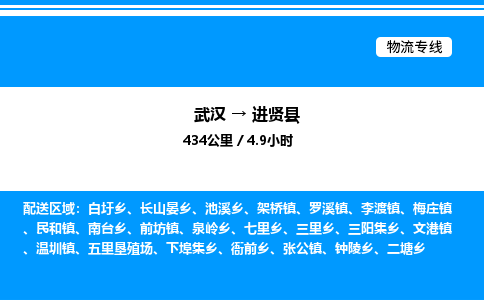 武漢到進(jìn)賢縣物流專(zhuān)線(xiàn)-武漢至進(jìn)賢縣貨運(yùn)公司